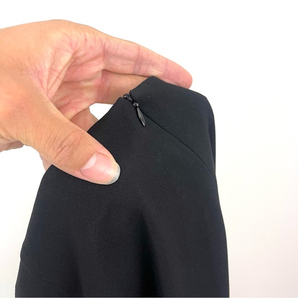 Apostrophe A-Line Flare Midi Skirt in Black - Picture 5 of 6